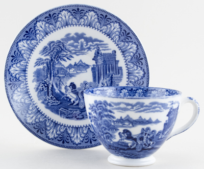 Cup and Saucer large c1930s